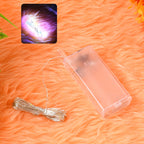 Waterproof copper wire string LED fairy lights suitable for party and wedding decorations.