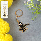 Mixed design keychain set featuring Shivling and Trishul