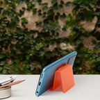 Anti-slip base of plastic phone stand preventing slippage