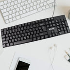 Compshop Wired USB Keyboard in its retail packaging, ready for delivery.