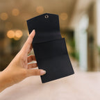 Slim multi-card wallet for organized storage and quick card access