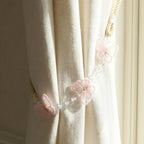 Premium beaded curtain strap with elegant butterfly detail