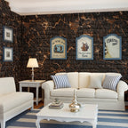 Decorative 3D foam wall stickers enhancing bedroom and living room walls