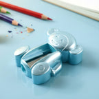 Front view of monkey shape novelty pencil sharpener