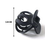 Close-up of minimalist matte hair claw clip