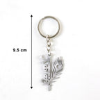Religious Kanha keychain made of durable metal