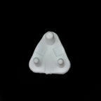 Big safety cover guards securely fit into electric plugs.