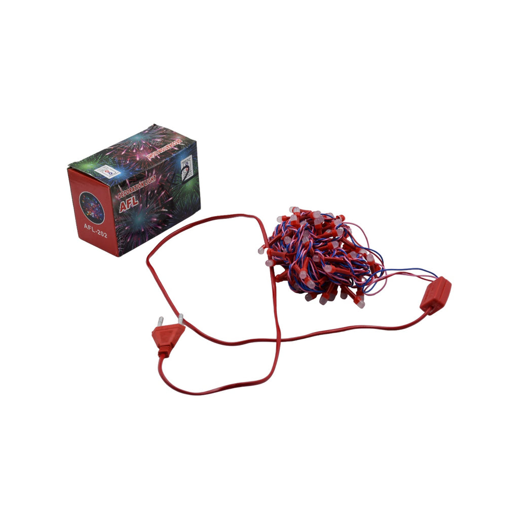 Decorative 6-meter LED string lights perfect for Diwali and Christmas celebrations.