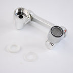 Chrome-plated anti splash water flow nozzle for kitchen faucet