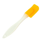 Silicone cooking spatula resting on kitchen counter