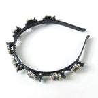 Trendy embroidered floral headband suitable for parties and daily wear