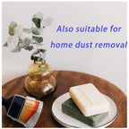 Ergonomic design of the mini car interior cleaning brush.