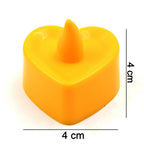 Hand holding a compact LED tealight, highlighting its portable and safe design.