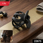 Set of stylish matte hair claw clips for women and girls