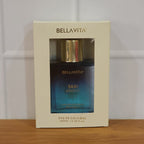 Ocean-inspired men's perfume bottle by Bellavita