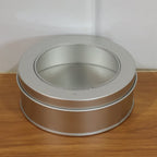 Small compact storage tin box suitable for craft supplies and accessories