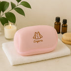 Lingerie wash bag protecting a bra and panties during machine wash.