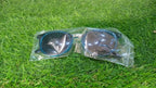 Front view of lightweight UV Protected Round Sunglasses, offering 100% protection for daily use.
