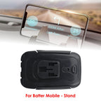 View of a phone held firmly by the Car Vent Mobile Holder, providing hands-free access.