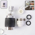360¡ rotatable kitchen faucet sprayer with splash-proof filter