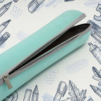 The versatile Multipurpose Zip Pouch laid flat, ready to organize school supplies.