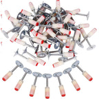 Assortment of durable steel nails for various fastening applications