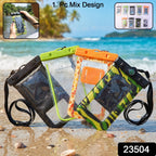 Colorful waterproof mobile pouch with lanyard and compass