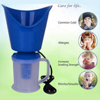 VelvaBloom 3 in 1 Steam Inhaler shown with its main components for effective inhalation.