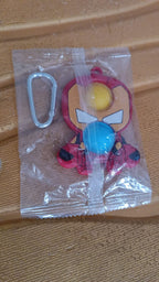 Fun Iron Man fidget pop it keychain toy with satisfying bubble pop