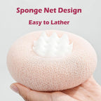 Neutral image of bath scrubber without distinctive features