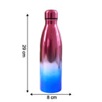 Portable and lightweight stainless steel water bottle for travel and gym