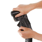 Eco-friendly medium black garbage bag 24x32 inches for waste management