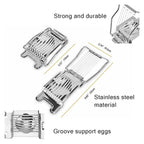 Egg slicer size guide and dimensions