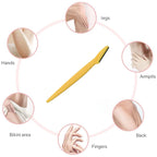 Compact Facial Eyebrow Razor for hair removal on upper lip and eyebrows