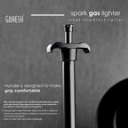 Ganesh Gas Lighter with ergonomic long handle
