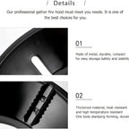 Gas stove burner equipped with flame protector ring for heat efficiency