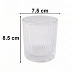 Premium transparent crystal glass tumbler for everyday use