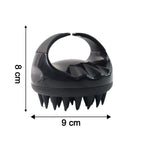 Handheld scalp massager shampoo brush with non-slip handle
