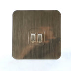 Adhesive wall hook white background for versatile use