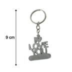 Multipurpose metal keychain for car, bike, or home keys