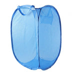 Portable laundry basket with handles, lightweight and space-saving
