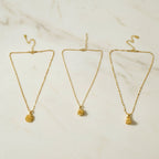 Stylish gold finish necklace accessory with intricate detailing