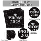 Prom 2025 napkins arranged for prom night celebrations