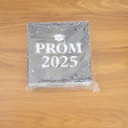 Prom 2025 party napkins shown in event party setting