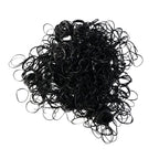 Mini rubber bands for hair with strong stretch and snag-free design