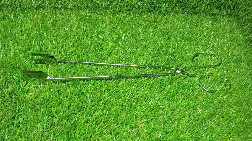 Set of multi-purpose BBQ tongs, an essential grilling tool.