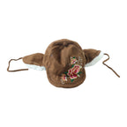 Lightweight winter headwear for women with plush inner lining