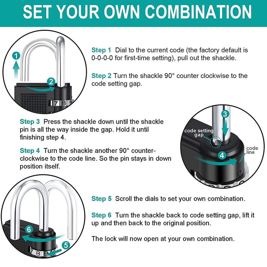 Keyless combination padlock with textured grip for enhanced handling